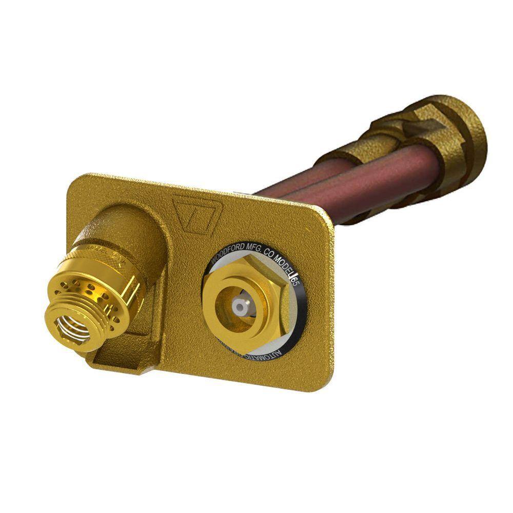 UPC 671090028955 product image for Woodford 3/4 in. FPT x 12 in. Freezeless Brass Anti-Siphon Brass Wall Hydrant | upcitemdb.com