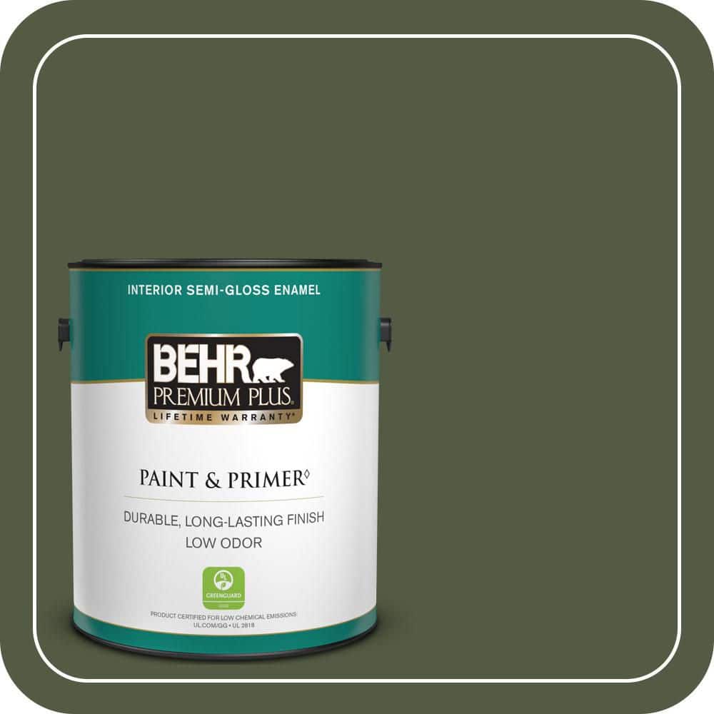 1 gal. #MQ6-54 River Forest Semi-Gloss Enamel Low Odor Interior Paint & Primer price history on PriceWatchPro