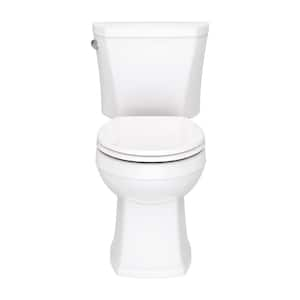 Avalanche 2-Piece 1.28 GPF Single Flush Elongated Toilet in White with Slow Close Seat