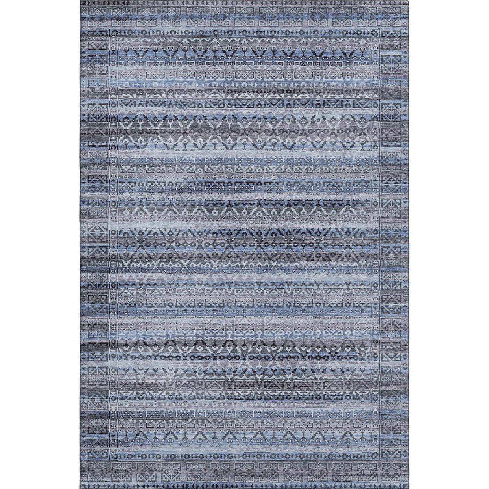 Mayfield Premium Machine Washable Abstract AMF2101 Blue 8 ft. x 10 ft. Area Rug price history on PriceWatchPro