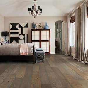 Daytona French Oak 1/2 in. T x 7.5 in. W Water Resistant Wirebrushed Engineered Hardwood Flooring (23.4 sq. ft./case)