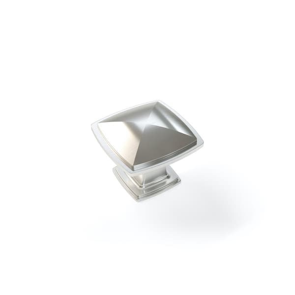 NewAge Products Home Kitchen 1.22 in. Brushed Nickel Traditional Rounded Cabinet Knob