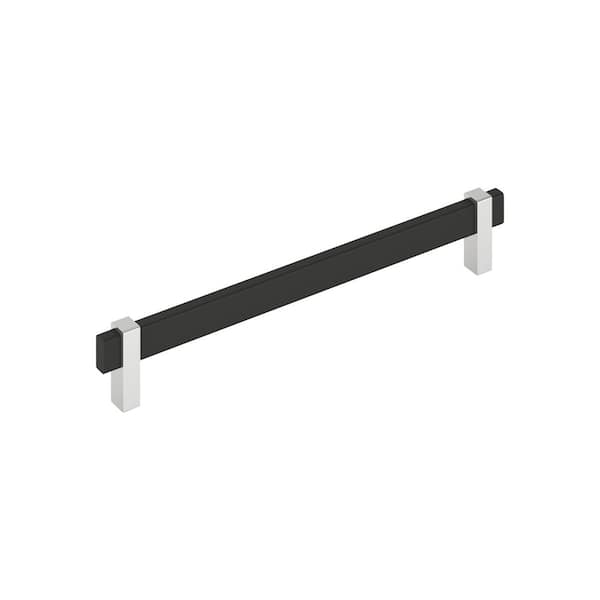 Amerock Mulino 8-13/16 in. (224 mm) Center-to-Center Modern Matte Black ...