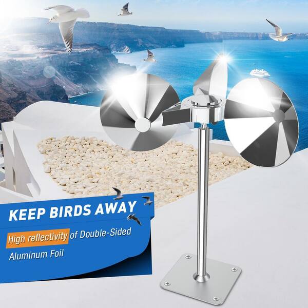 OGETFUUR Reflective Bird Deterrent Pigeon Deterrent, Wind