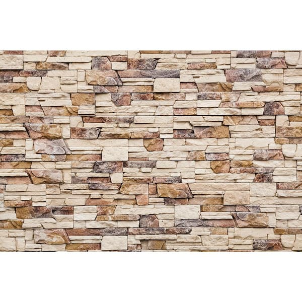 Glam Stone Wall Farm and Country Wall Mural