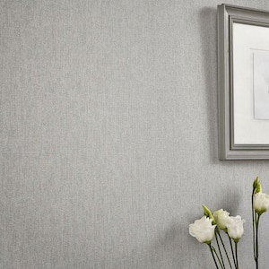 Calico Gray Gray Wallpaper Sample