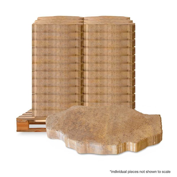 SandStone 25 in. x 14 in. x 2 in. Abbronza Concrete Step Stone (72-Pieces/127 sq. ft. /Pallet)