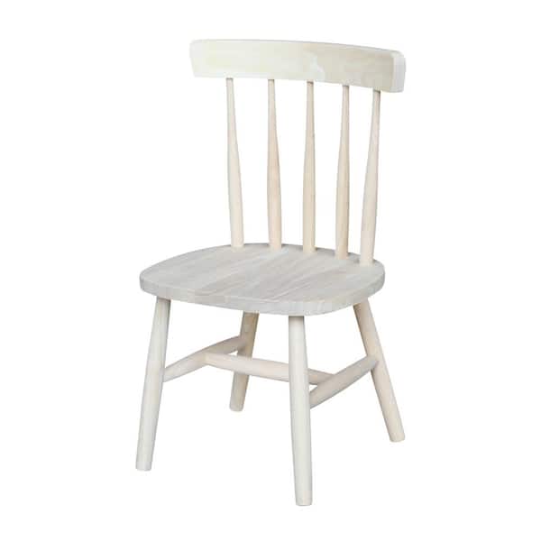 Unfinished Wood Kids Chair (Set of 2)