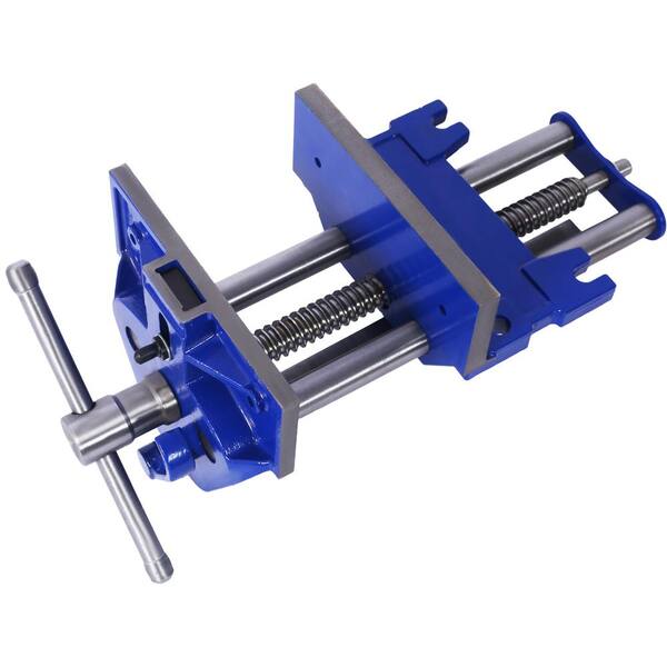 Amucolo Blue Heavy-Duty Cast Iron Rapid Action Woodworking Vise