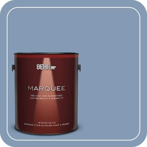 BEHR MARQUEE 1 gal. #MQ5-51 Mystery One-Coat Hide Matte Interior Paint & Primer