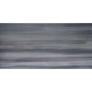 Water Color Graphite 12 in. x 24 in. Matte Porcelain Stone Look Floor and Wall Tile (12 sq. ft./Case)