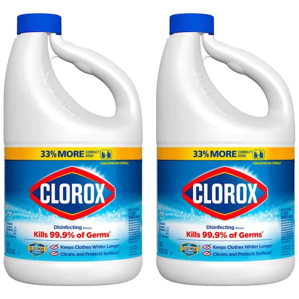 Clorox 81 oz. Concentrated Regular Disinfecting Liquid Bleach Cleaner (2-Pack)