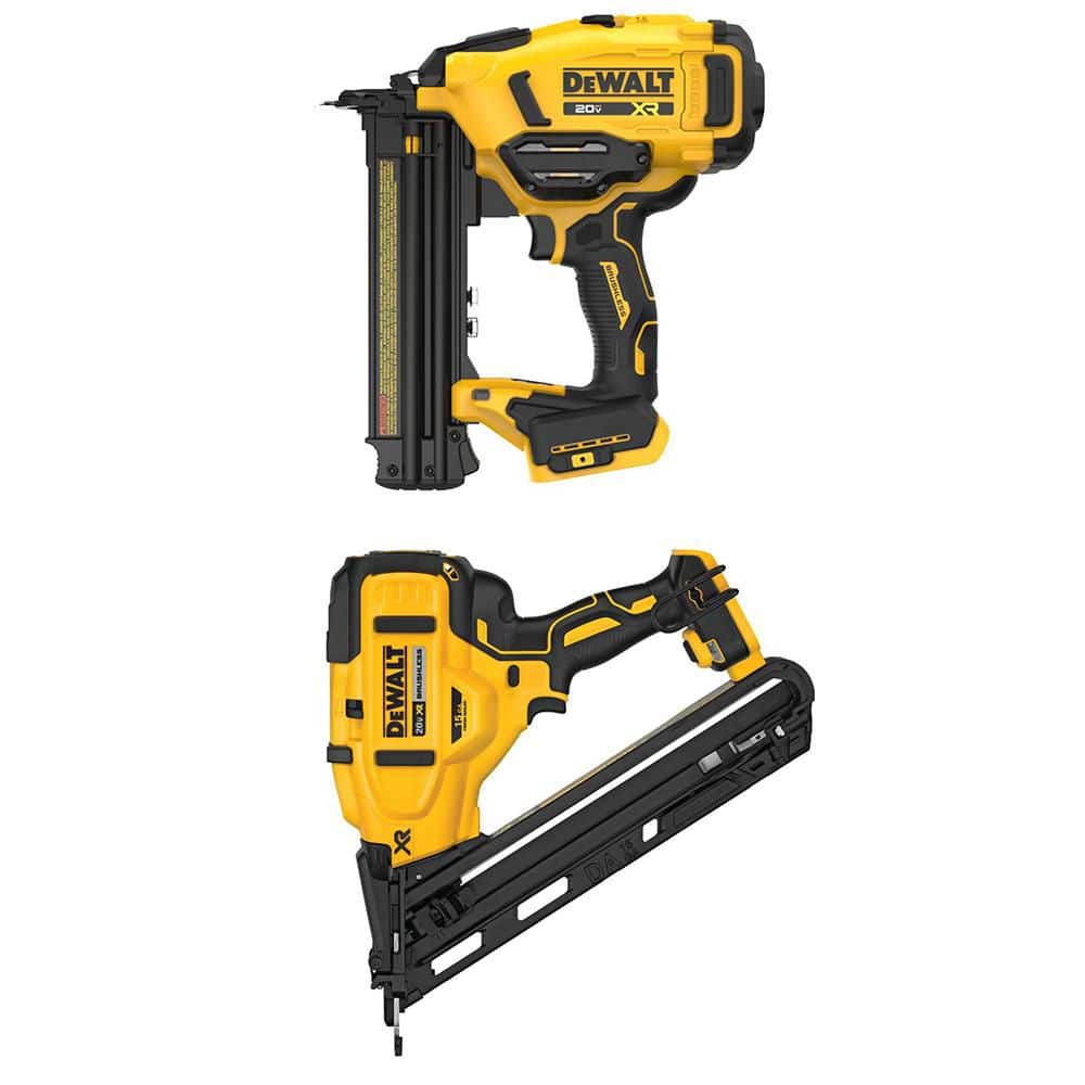 20V MAX XR 18-Gauge Cordless Brad Nailer and 20V MAX XR Cordless 15-Gauge Angled Finish Nailer (Tools Only) price history on PriceWatchPro
