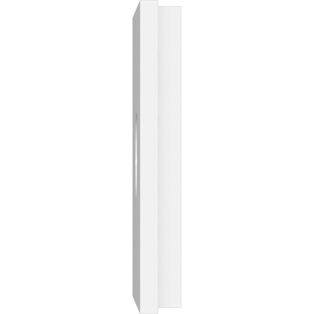 White PVC Contemporary Rectangular Ceiling Medallion