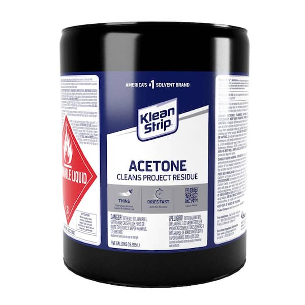 Klean-Strip 5 Gal. Acetone Solvent CAC18 - The Home Depot