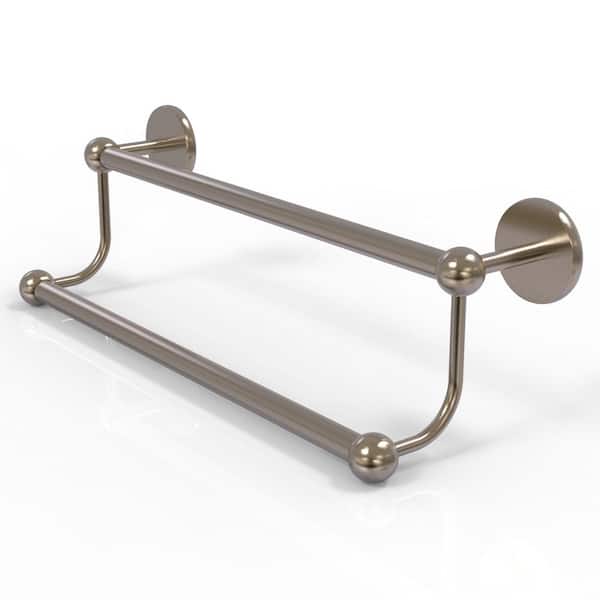 Allied Brass Prestige Skyline Collection 36 in. Double Towel Bar in Antique Pewter