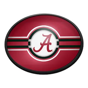 Alabama Crimson Tide: Oval Slimline Lighted Wall Sign 18 in. L x 14 in. W x 2.5 in. D