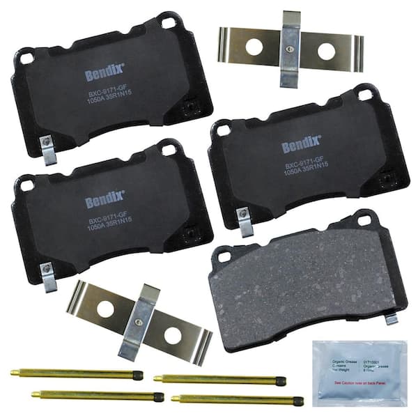 Bendix Premium Copper Free Disc Brake Pad Set 2009-2014 Nissan Cube 1.8L
