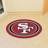 FANMATS San Francisco 49ers Red 3 ft. x 2 ft. Mascot Helmet Area Rug 31753  - The Home Depot