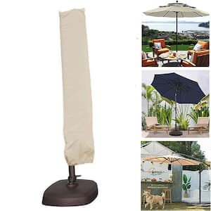 73.2 in. Patio Umbarlla Cover Waterproof Oxford Patio Umbrella Cover for Umbrellas Outdoor Garden, Beige（1-pack）