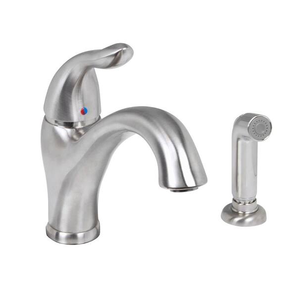 American Standard Lakeland Single-Handle Side Sprayer Kitchen Faucet in Stainless Steel