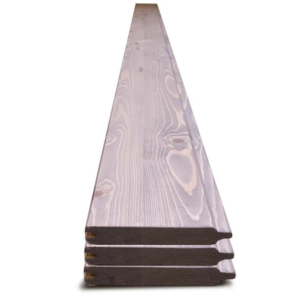 1/4 in. x 3.5 in. x 8 ft. Cedar Board V-Plank (6 per Package; 24 Packages per Pallet) 8203015