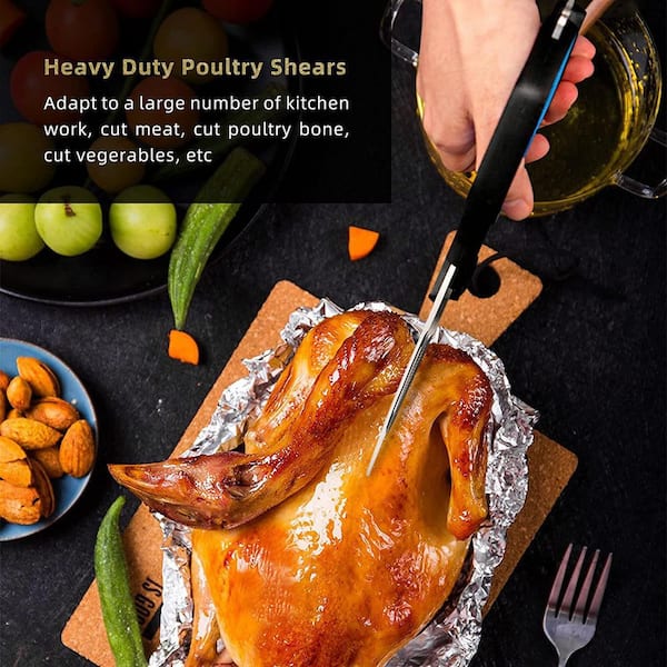 Kitchen Heavy Duty Poultry Chicken Shears Stainless Steel