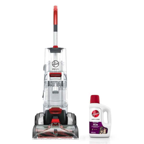 SmartWash Advanced Automatic Corded Upright Carpet Cleaner Machine w/ 64 oz. Pet Stain and Odor Carpet Cleaner Solution