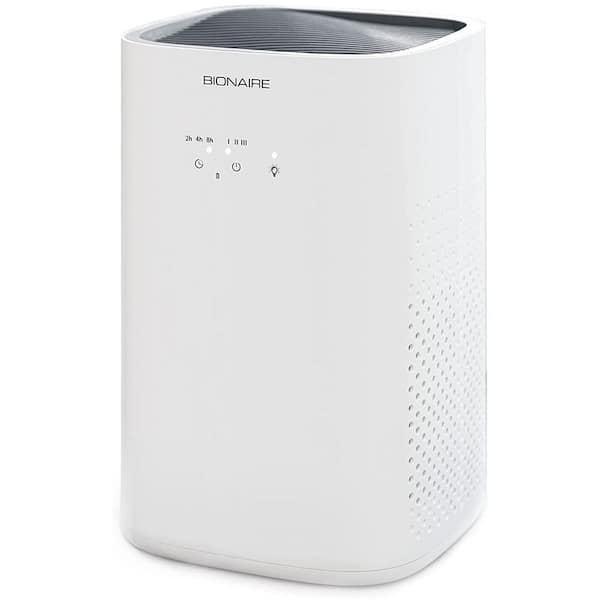 Bionaire 360 True HEPA 3 Stage Filtration Air Purifier with Timer and Nightlight