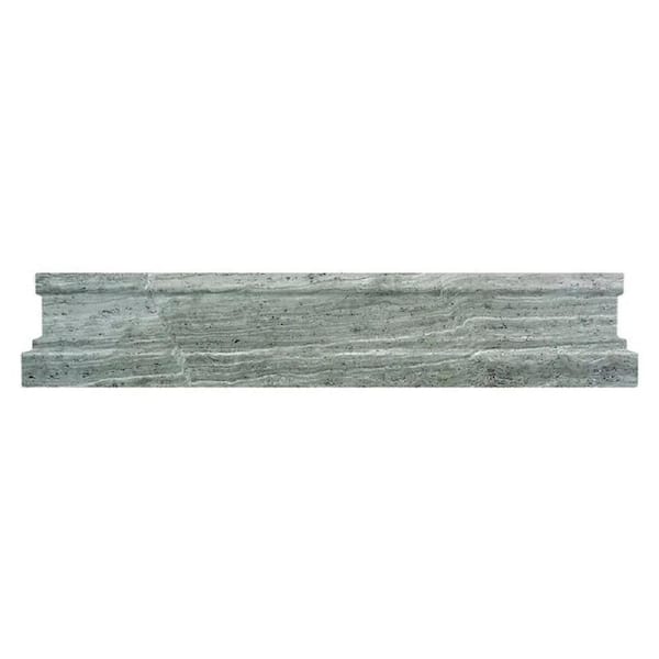 Apollo Tile 10 pack 2-in W x 12-in L Marble Polished Chair Rail Tile Trim (1.667 Sq ft/case)