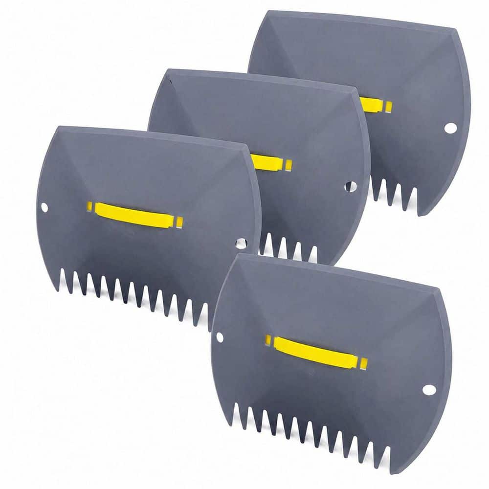 14.7 in. Leaf Scoops Hand Rake Lightweight Leaf Grabber Grey Collector Picker Upper for Leaves Grass Lawn Debris 2 Pack price history on PriceWatchPro