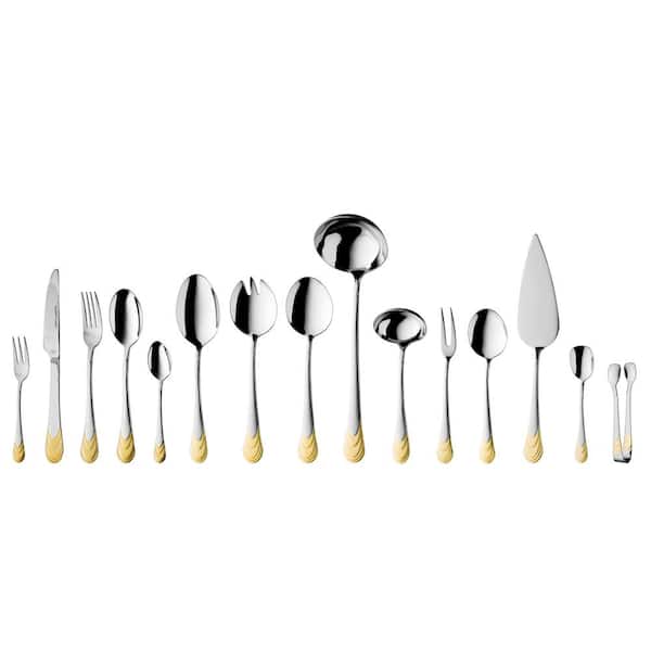 BergHOFF Ralph Kramer Waterfall 72-Piece Flatware Set (Service for 12)