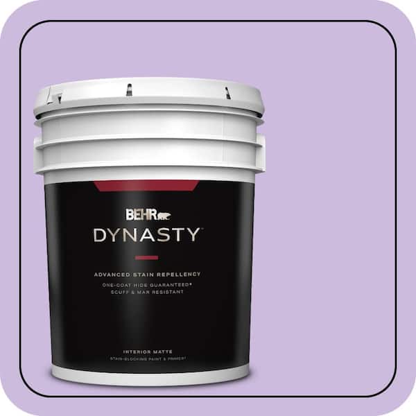 BEHR DYNASTY 5 gal. #P570-2 Confetti Matte Interior Stain-Blocking Paint & Primer