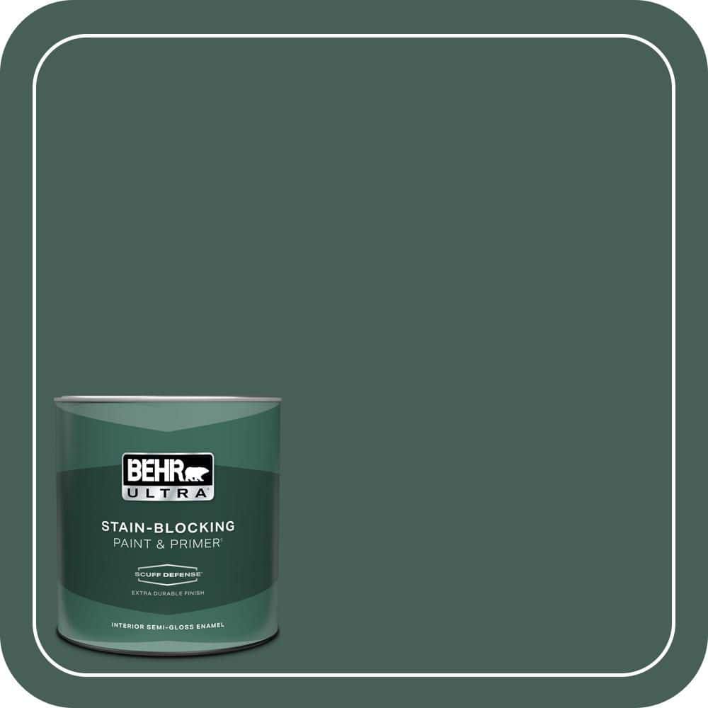 1 qt. #M440-7 Rainforest Extra Durable Semi-Gloss Enamel Interior Paint & Primer price history on PriceWatchPro