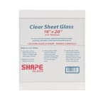 16 in. x 20 in. x 3/32 in. Clear Glass 91620 - The Home Depot