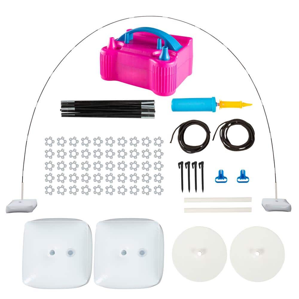 Electric Balloon Inflator and Balloon Arch Kit (60-Piece)