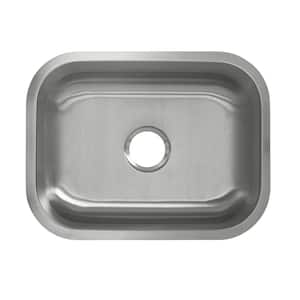 Toulouse 23-1/8 in. x 17-7/8 in. Stainless Steel, Single Basin, Undermount Kitchen Sink