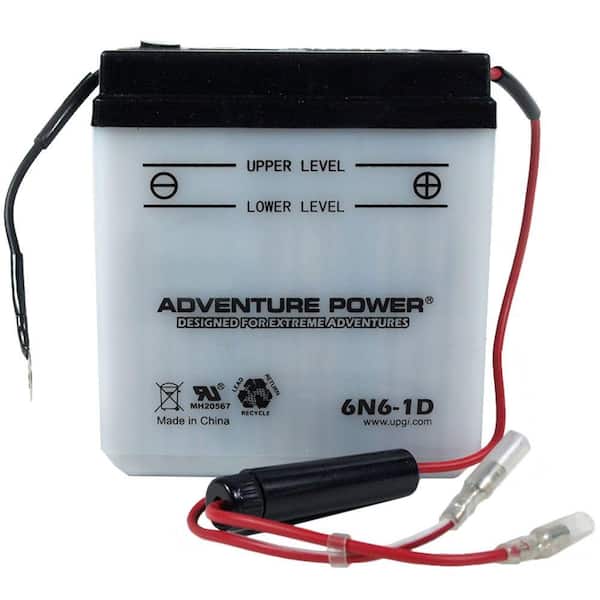UPG Conventional Wet Pack 6-Volt 6 Ah Capacity M Terminal Battery