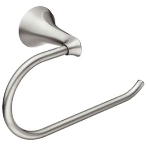 Darcy Single Post Toilet Paper Holder in Brushed Nickel