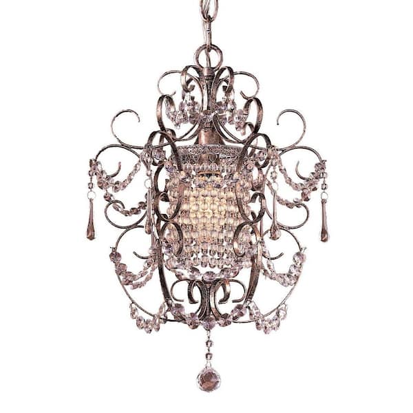 Minka Lavery 1-Light Westport Silver Mini Chandelier