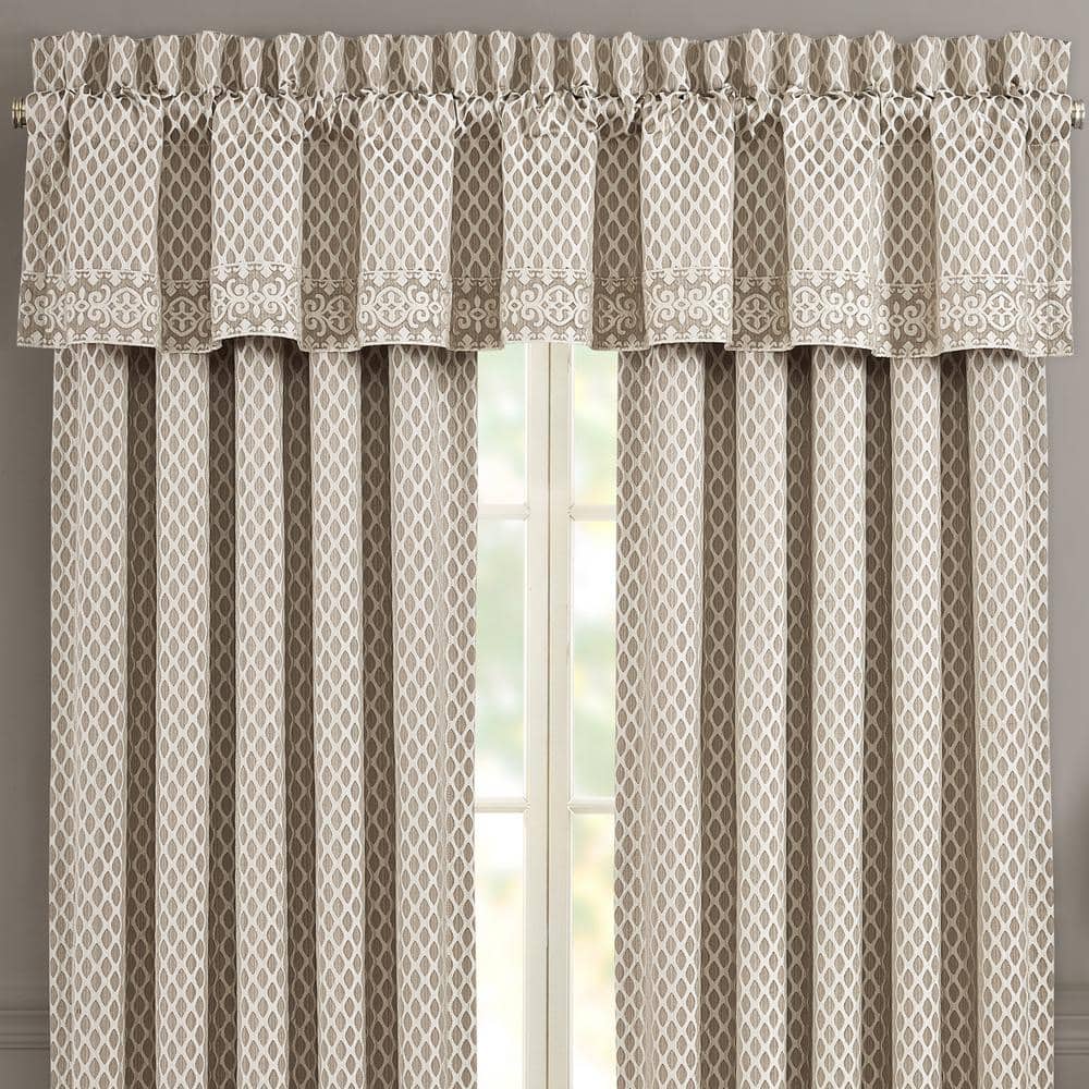 Beaumont Champagne Polyester Window Straight Valance