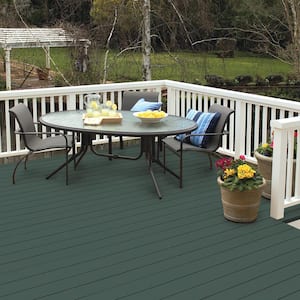 8 oz. #SC-114 Mountain Spruce Solid Color Waterproofing Exterior Wood Stain and Sealer Sample