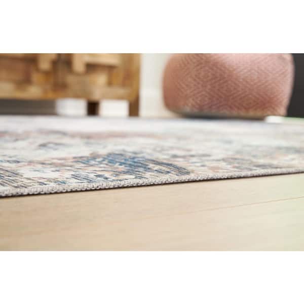 Willbertal Brown 5 ft. x 7 ft. Abstract Area Rug