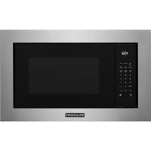 2.2 cu ft 24 in Electric Built-In Microwave with Sensor Cook in Stainless Steel