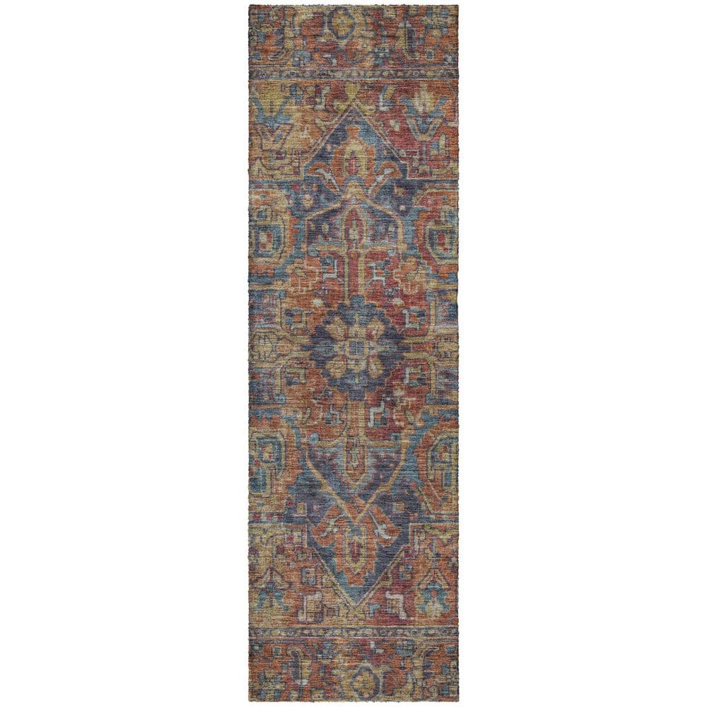 Dream Shag Premium Machine Washable Abstract ADS571 Red 2 ft. x 7 ft. Runner Rug price history on PriceWatchPro