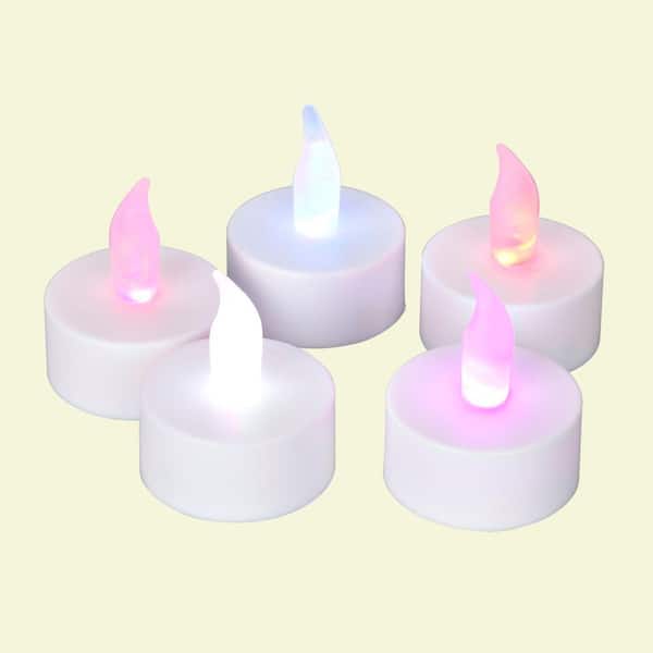 Home Accents Holiday Color Changing Tealight Candle (5-Piece)