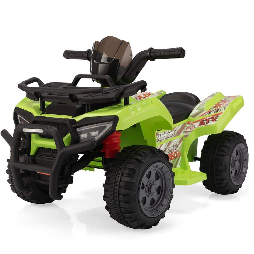 Green and Black 6-Volt Kids Ride-On ATV Car