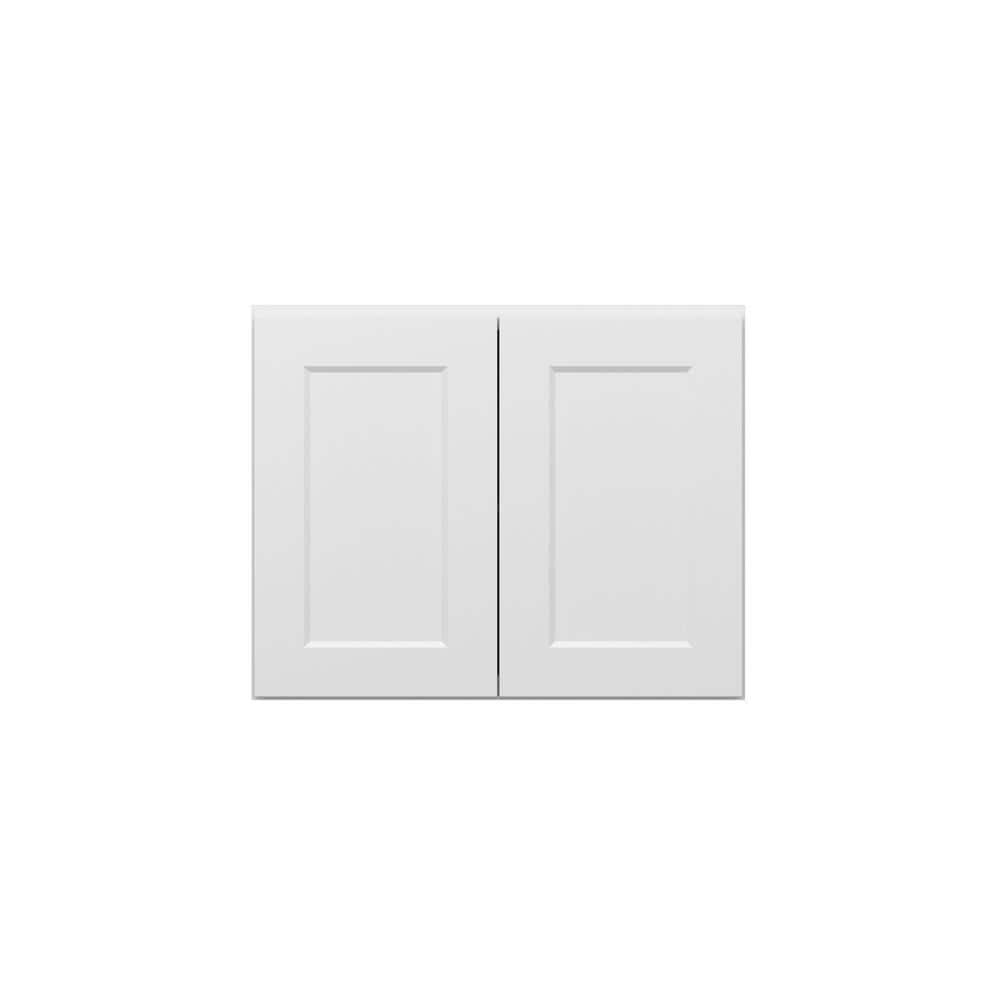 Norfolk Shaker 30 in. W x 24 in. H x 12 in. D in Painted White Plywood Asse