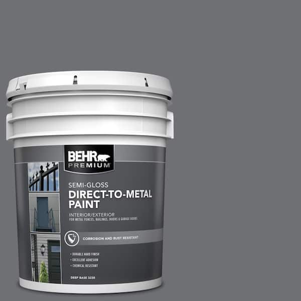 BEHR PREMIUM 5 gal. #PPU18-03 Antique Tin Semi-Gloss Direct to Metal Interior/Exterior Paint