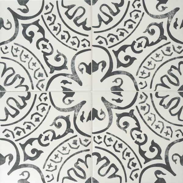 Patterned Tiles: Porcelain and Encaustic Cement